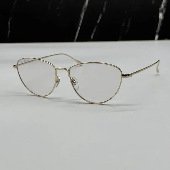 NEW GUCCI GG1185S 001 GUCCI GOLD WOMEN EYEWEAR TRANSITION LENSES EYEWEAR